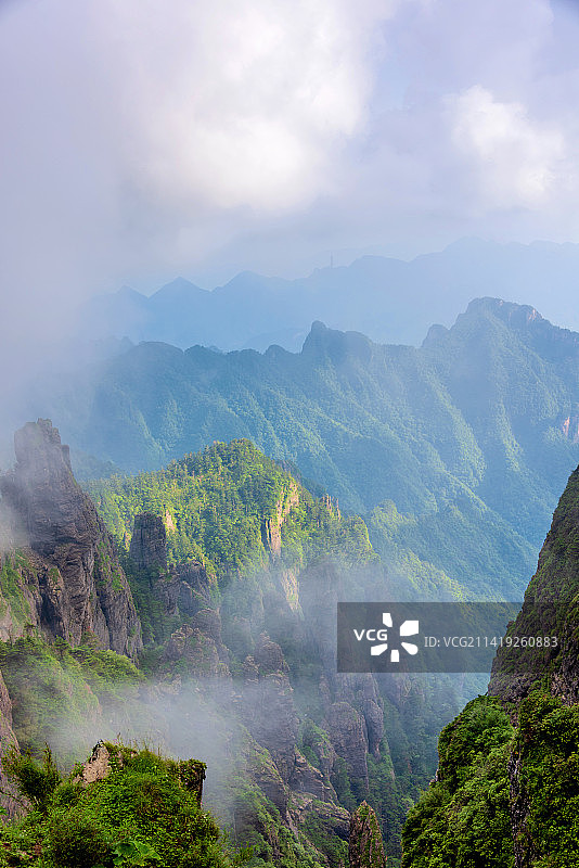 中国湖北神农架神农顶神农谷图片素材
