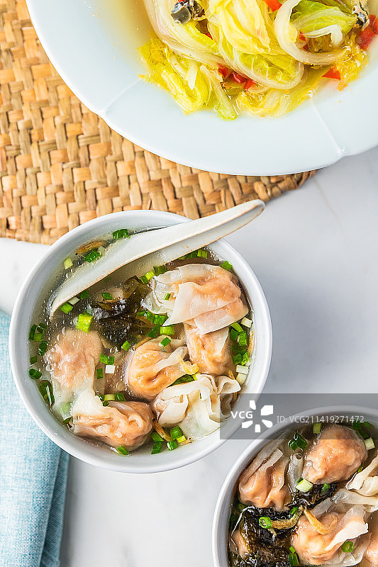 轻食食谱 福建肉燕馄炖图片素材