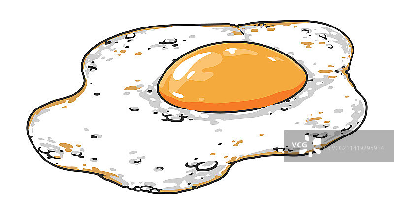 色彩鲜艳的荷包蛋元素图片素材