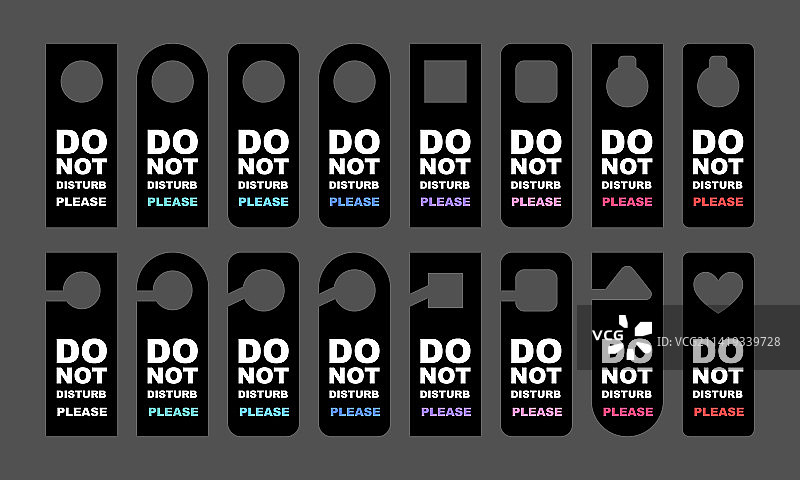 请勿打扰房间酒店标志图标合集图片素材