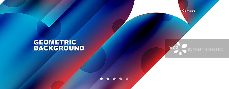 金属光泽的流体颜色与几何图片素材