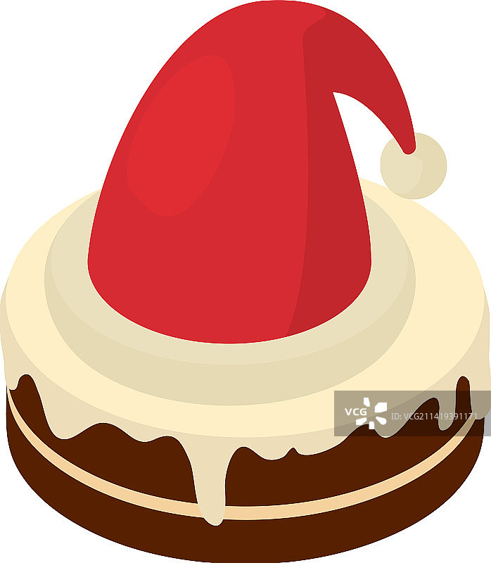 圣诞甜点2.5D巧克力图标图片素材