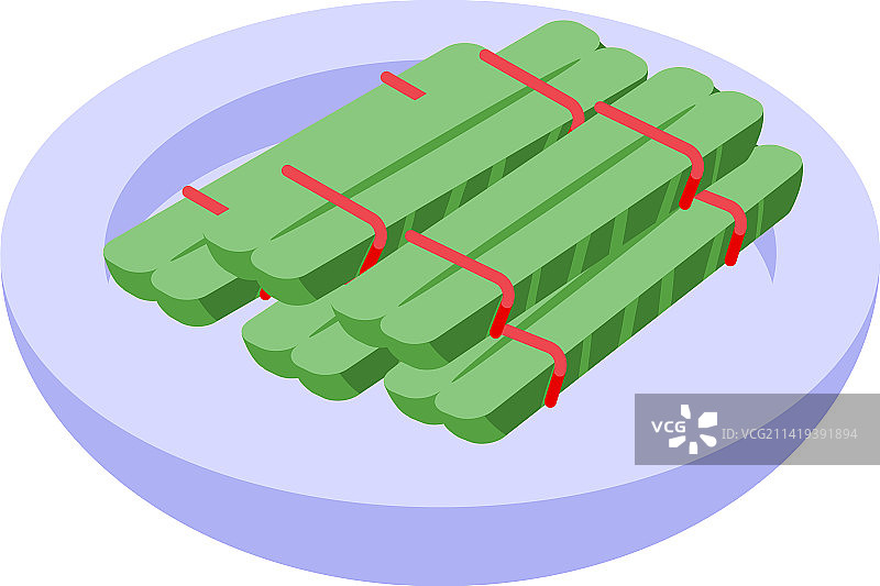 菲律宾植物食品2.5D图标图片素材