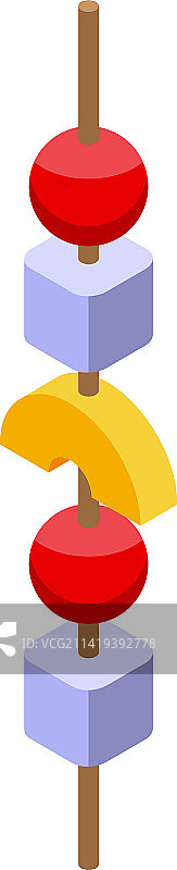 水果糖棒图标2.5D巧克力图片素材