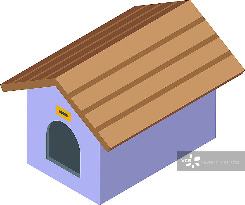 宠物狗 isometric 猫舍图片素材