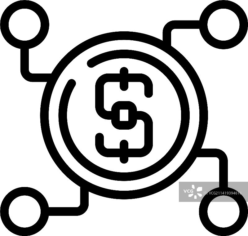 职业资金图标轮廓图片素材