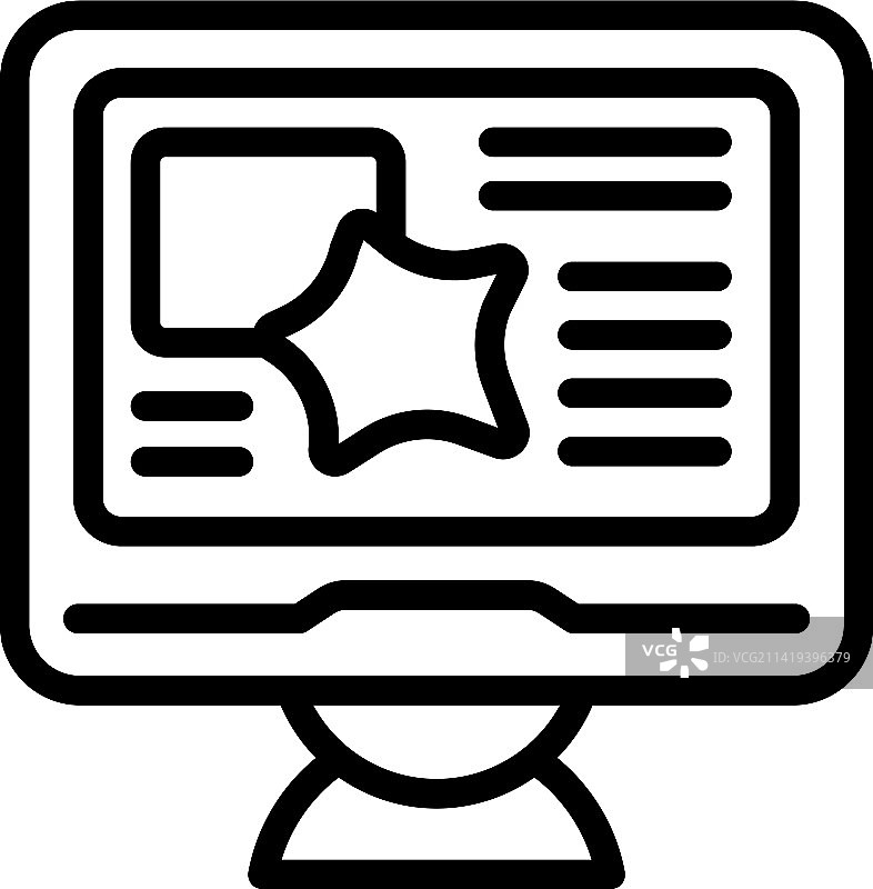 网络安全图标轮廓网络犯罪图片素材