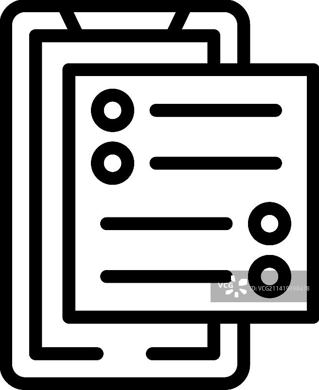 智能手机金融图标轮廓图片素材