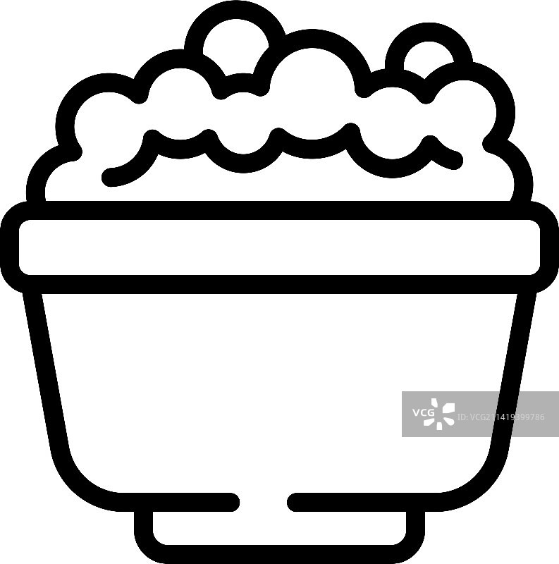 清洁消毒洗衣桶图标轮廓图片素材