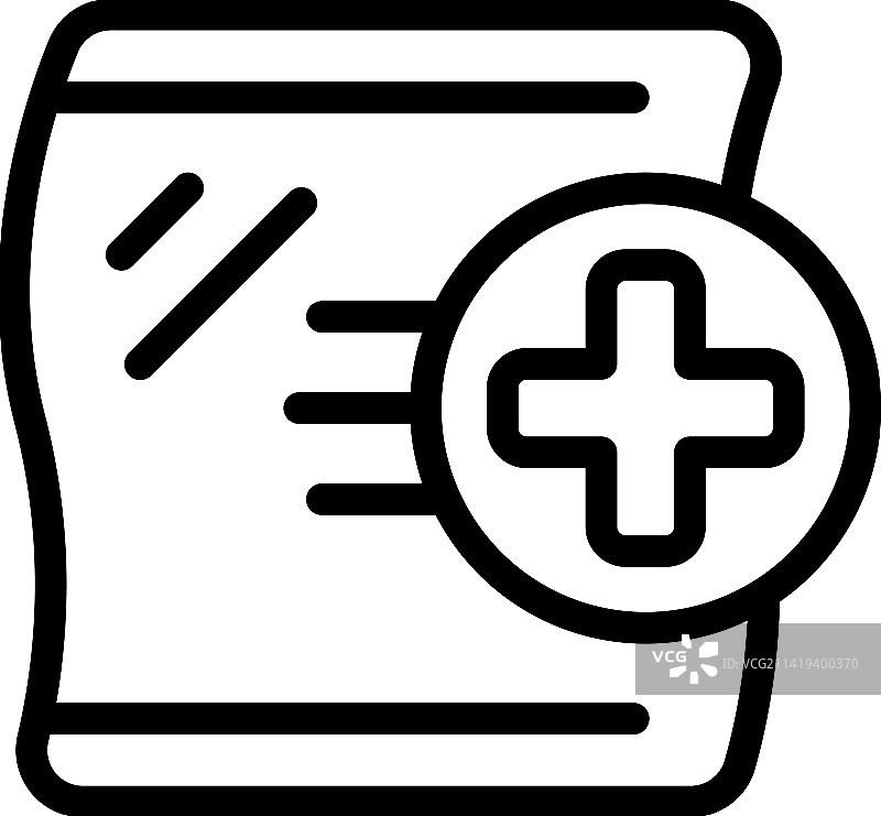 消毒袋图标轮廓清洁瓶图片素材