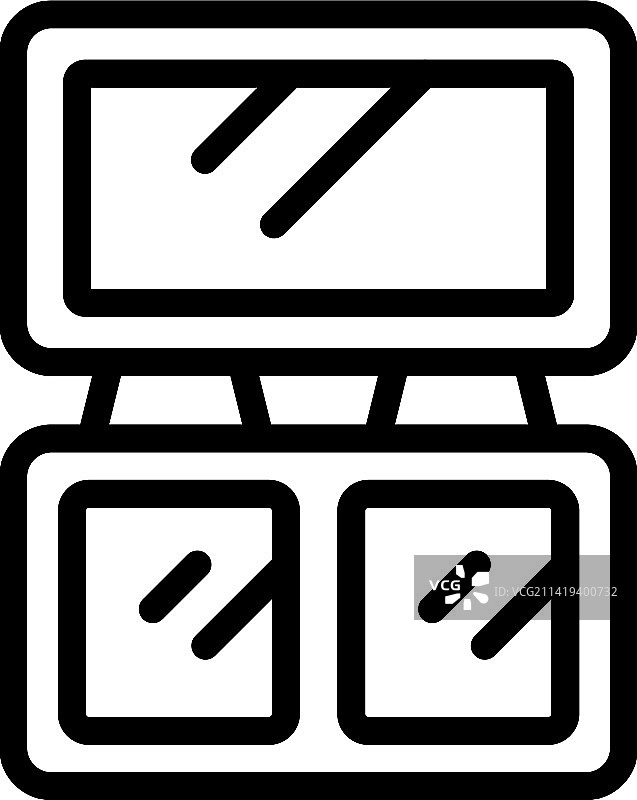 化妆品图标轮廓图片素材