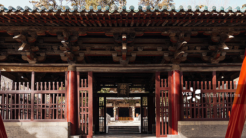 山西太原晋祠图片素材
