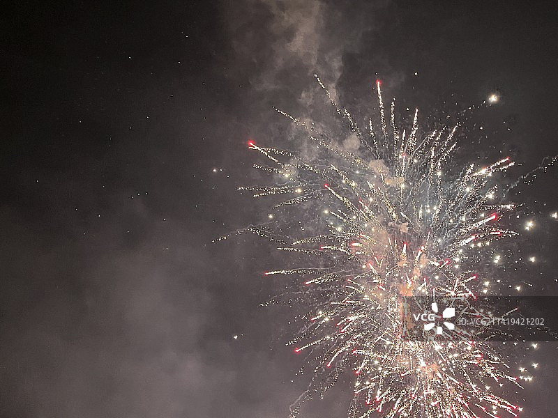 手机记录烟花图片素材