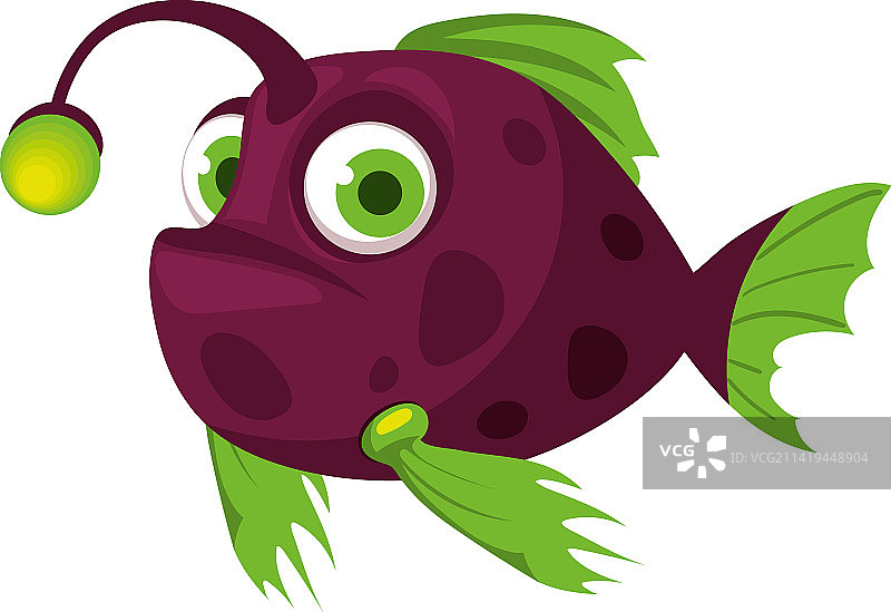 深海鮟鱇鱼图标图片素材