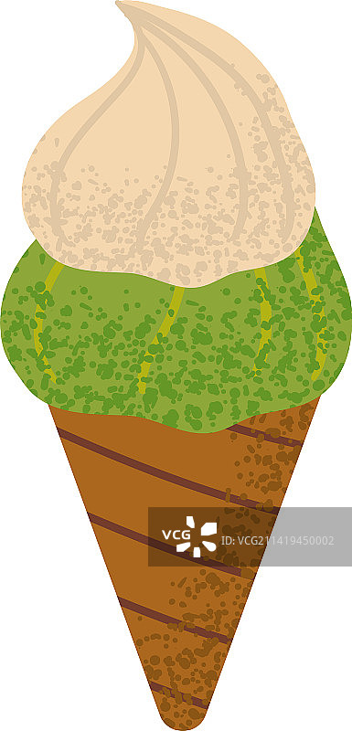 抹茶冰淇淋图片素材