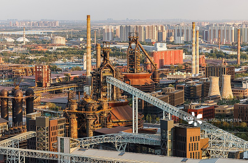 俯瞰首钢园图片素材