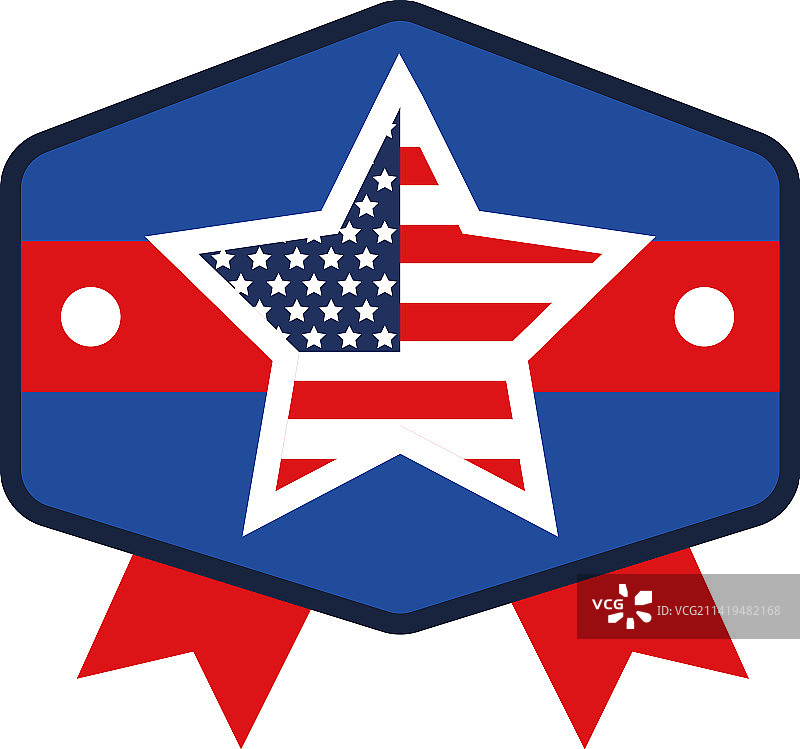 美国国旗banner图片素材