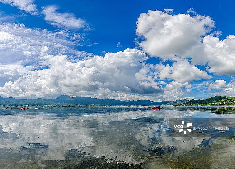 拉市海风光图片素材