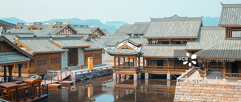 中国李庄古镇图片素材