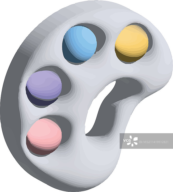 艺术调色板图片素材