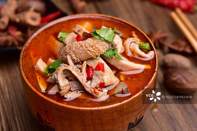 中餐美食  羊杂碎  静物拍摄图片素材