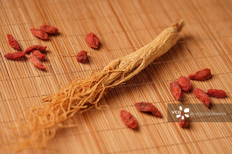 中国传统文化中医中药人参图片素材