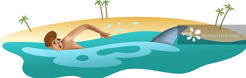 鲨鱼灾难合成图片素材