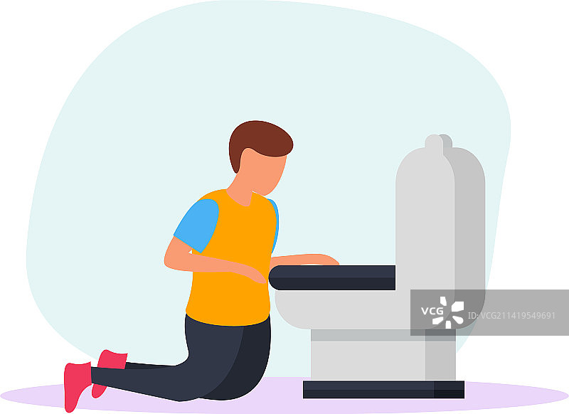 疾病传播呕吐物组成图片素材