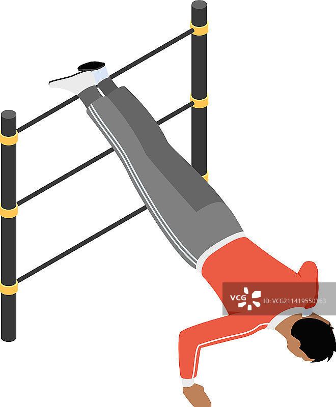 街头锻炼日常组合图片素材