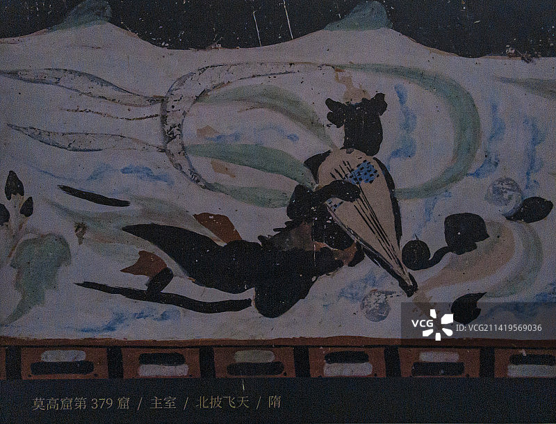 敦煌壁画艺术精品，敦煌莫高窟藏经洞的绢画画图片素材