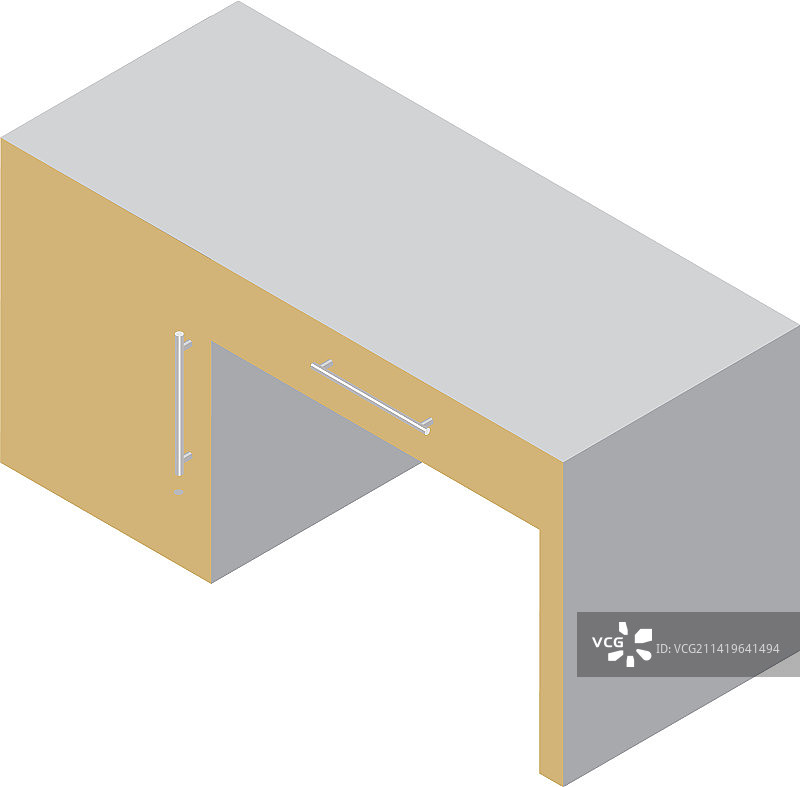 2.5D书写台组合图片素材