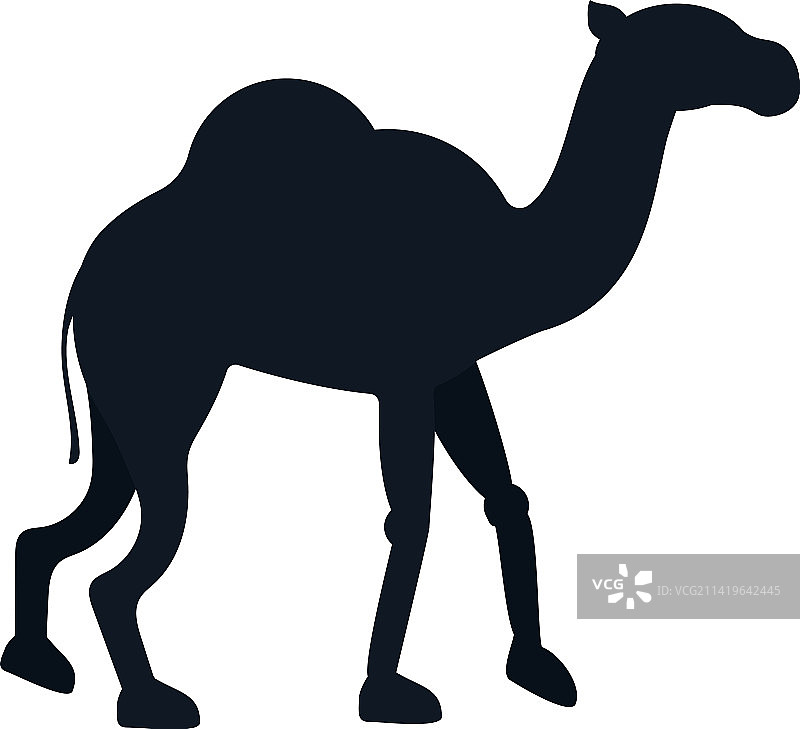 骆驼剪影设计图片素材