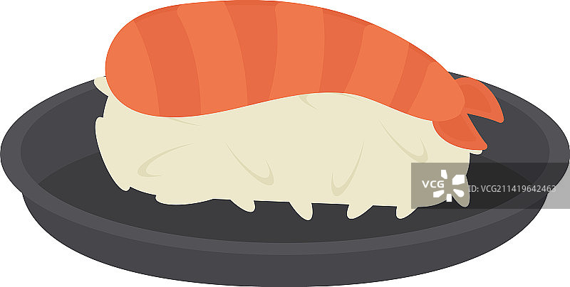 鲜虾寿司图标图片素材