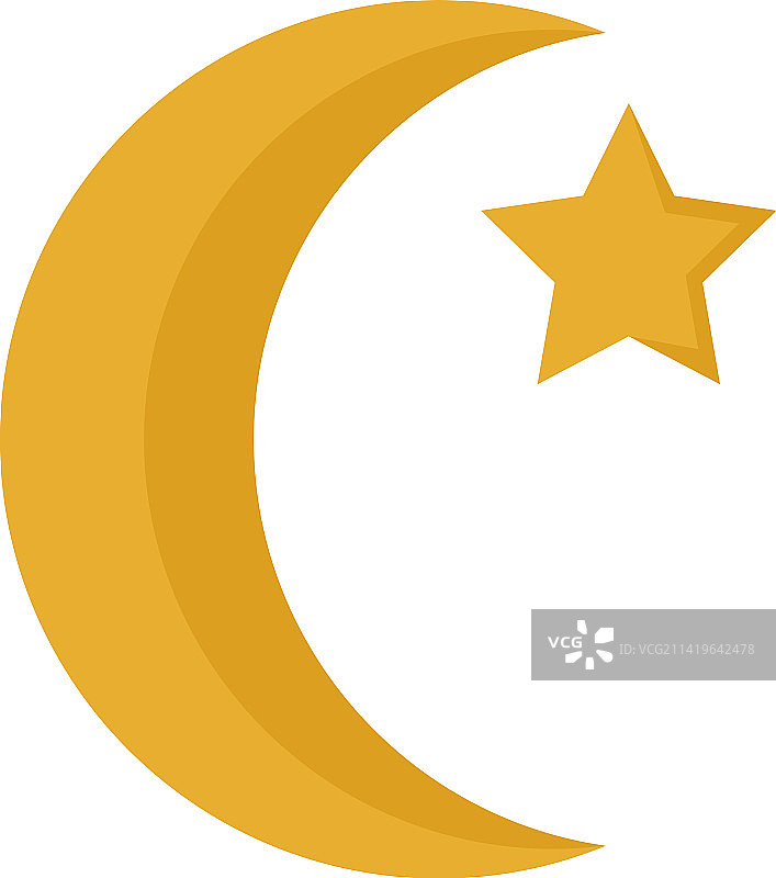 新月和星星图片素材