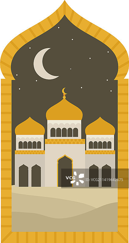 穆斯林风格景观设计图片素材