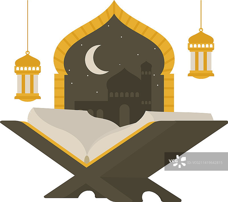 斋月彩色设计图片素材