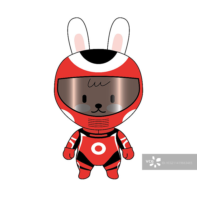 兔子赛车手图片素材