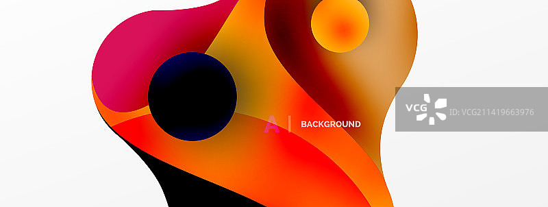 流动的几何形状极简抽象图片素材