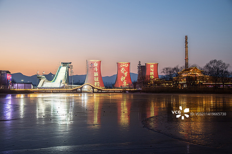 北京首钢园冬奥会滑雪大跳台图片素材