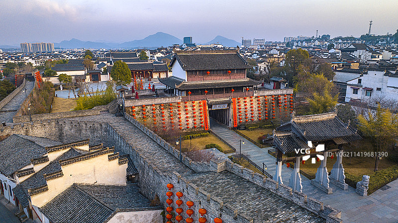 黄山市歙县徽州古城图片素材