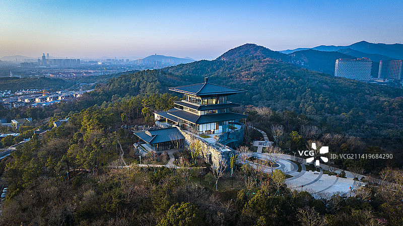 浙江湖州 南太湖望湖亭图片素材