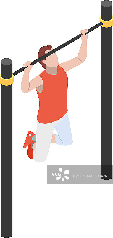 酒吧街健身运动组合图片素材