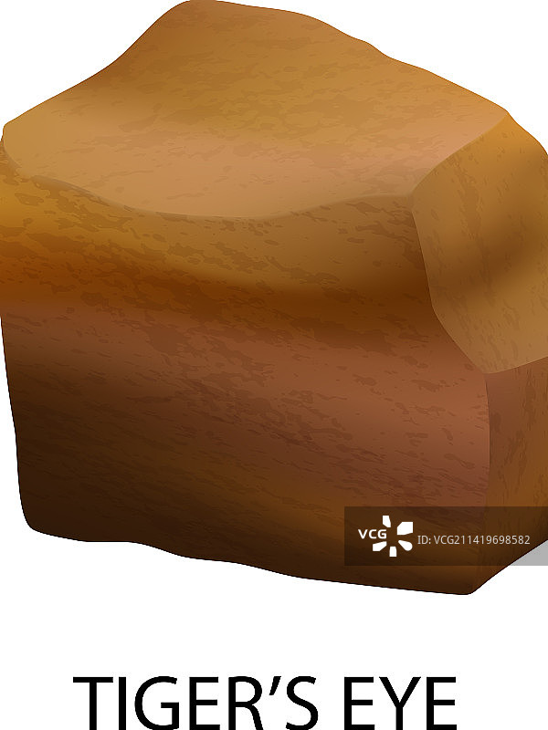 虎眼石矿物成分图片素材