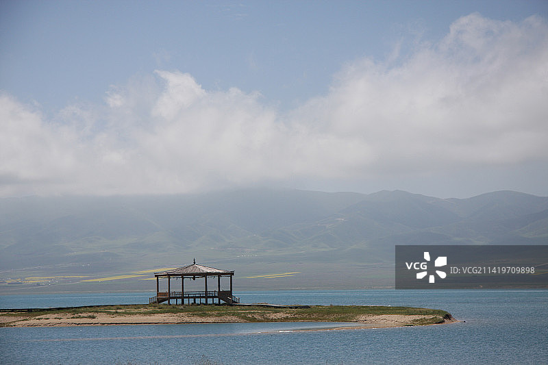 青海二郎剑青海湖风光图片素材