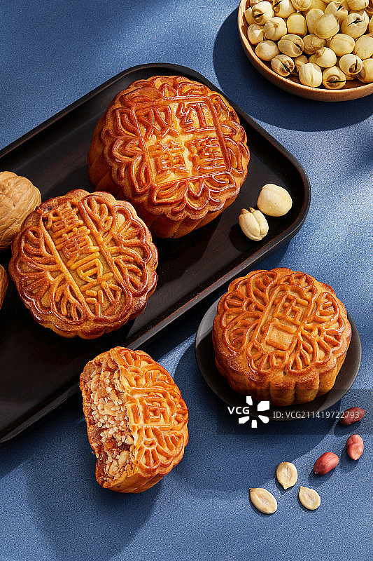 中式月饼图片素材