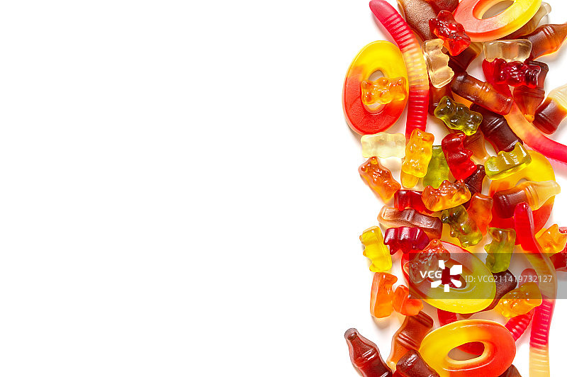 美国彩色糖果特写图片素材