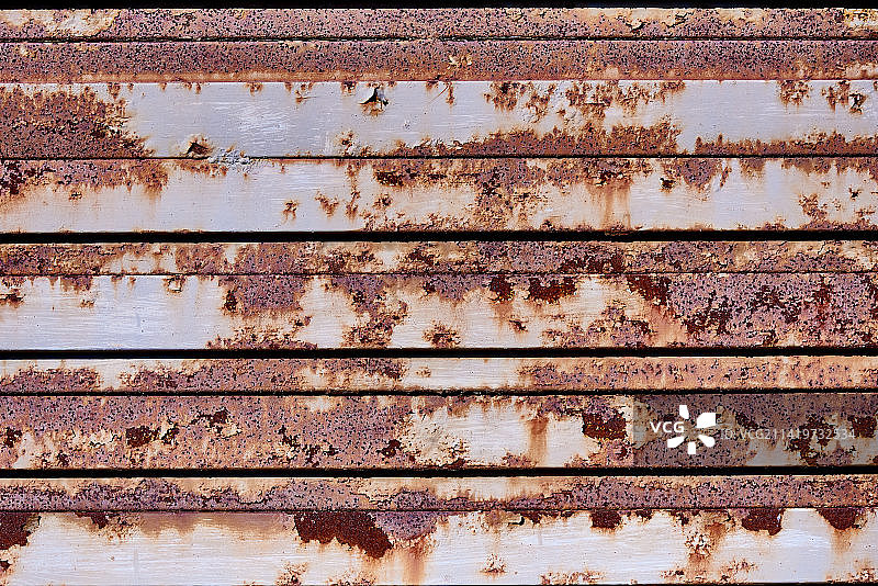 美国生锈的金属全画幅照片图片素材