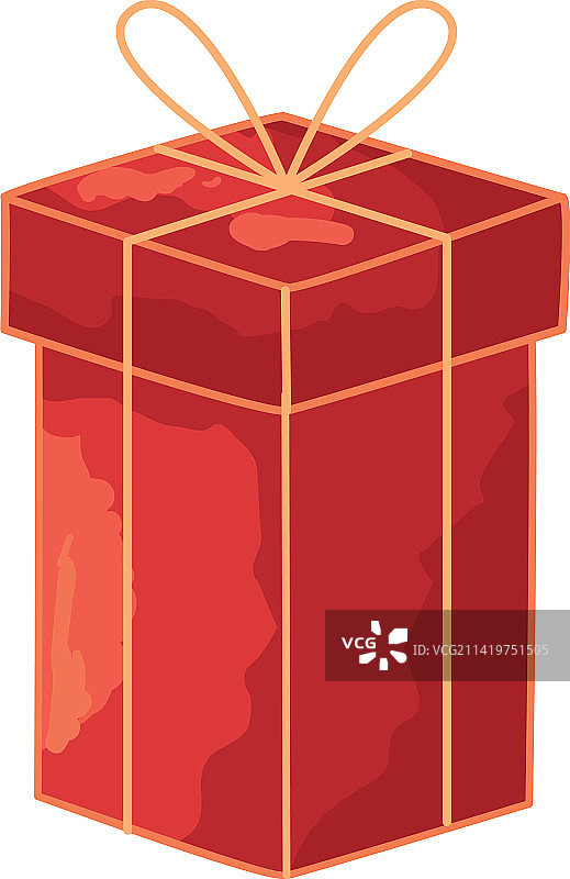 扁平红色礼品盒图片素材
