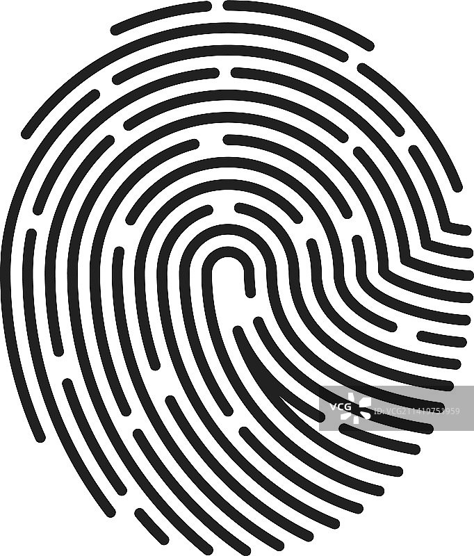 指纹扫描图标图片素材