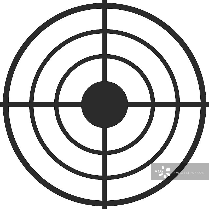 圆形射击目标狙击图标图片素材